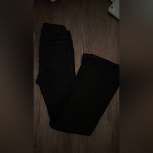 Black boot cut leg jeans